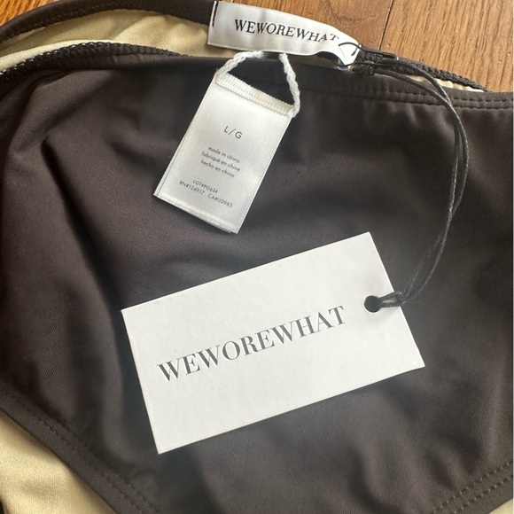 We Wore What Brown Bikini Bottoms size large‎ - Picture 4 of 4